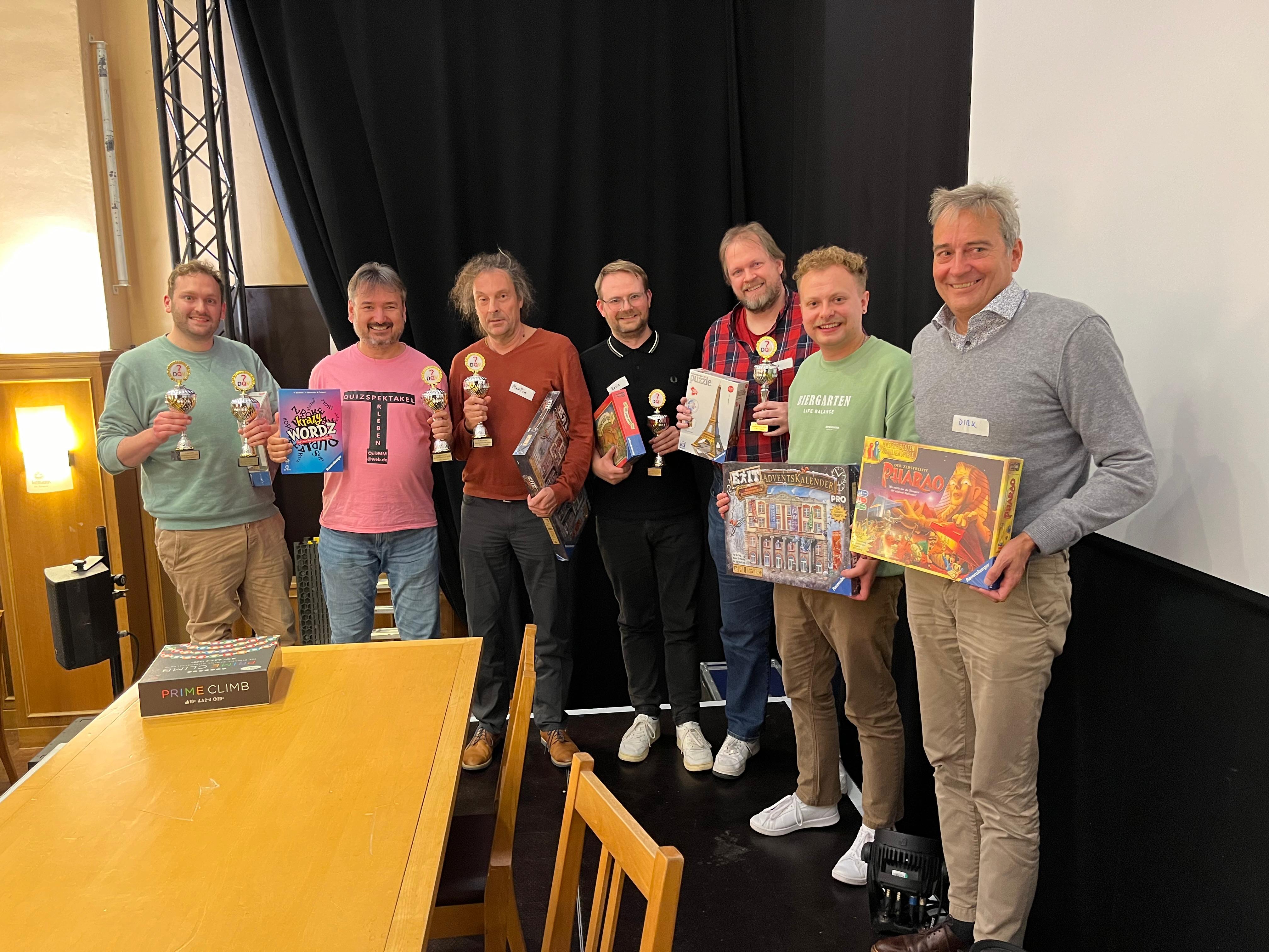 Siegerfoto Doppelwettbewerb Bayerische Quizmeisterschaft 2024